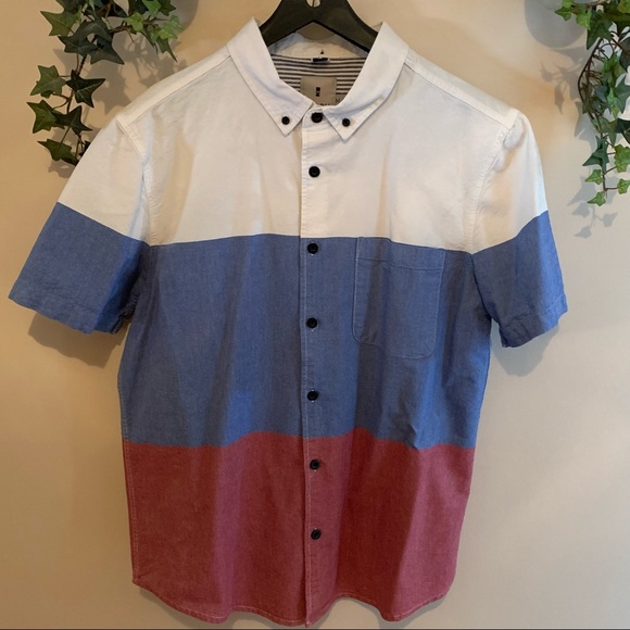 Kolby Men’s Short-Sleeve Button Down Shirt - Picture 1 of 9